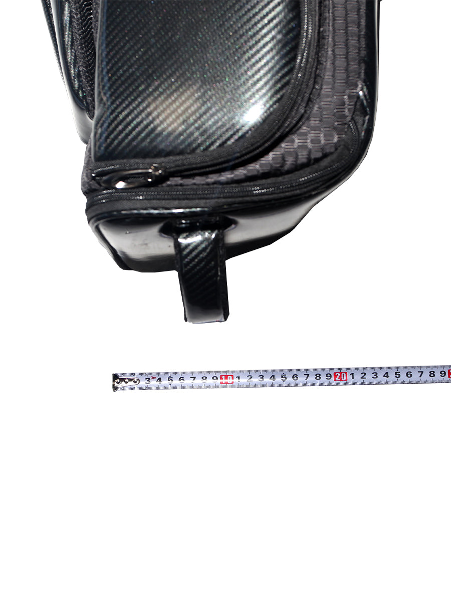 3K Carbon Fiber Billiard Cue Case with 32 Holes And Breathable Shoulder Straps