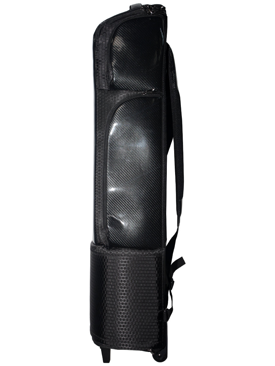 3K Carbon Fiber Billiard Cue Case with 32 Holes And Breathable Shoulder Straps