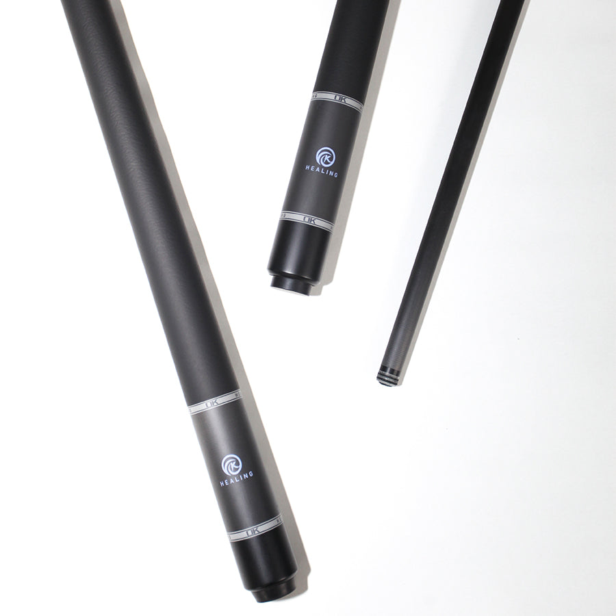 Carbon Fiber Pool Cue - 12.4mm Radial and Non-slip Wrap