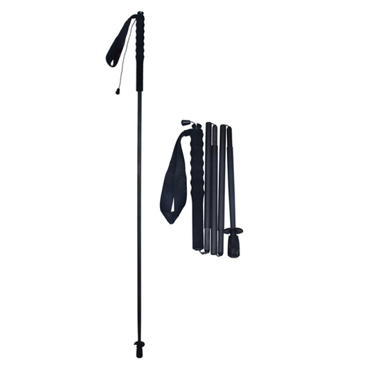 Carbon Fiber Trekking Poles Black - Folding and Ultralight
