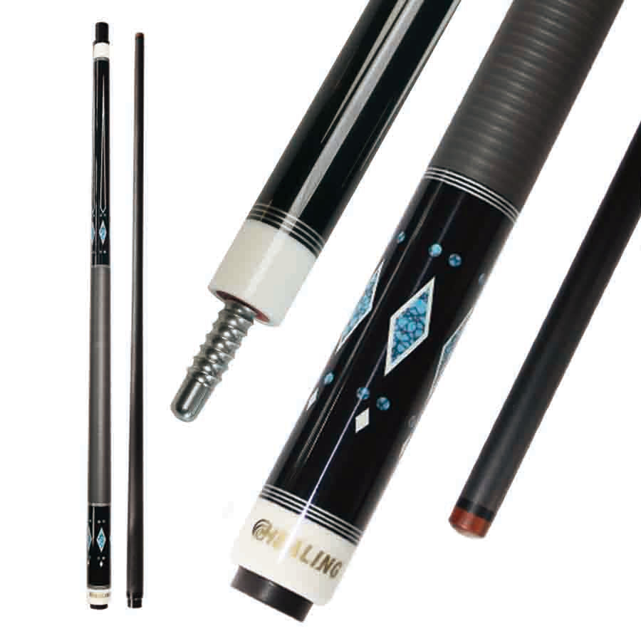 Break Cue with Carbon Shaft Wood Butt - 12.9mm Uniloc or Radial