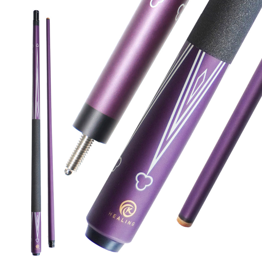 Fiberglass Pool Cue - 5/16 x 18 Joint 12.9mm Tip and Anti-slip Wrap