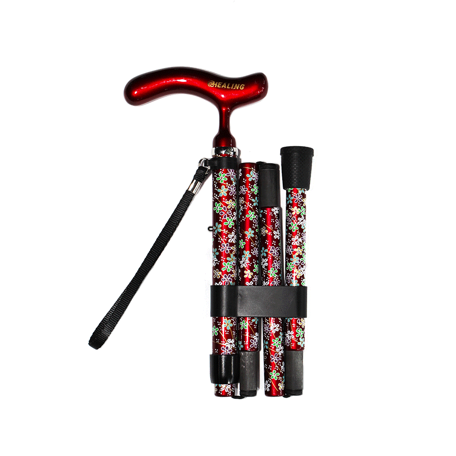 Folding Carbon Fiber Walking Cane - Adjustable and Ultralight