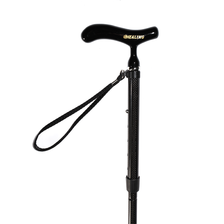 Folding Carbon Fiber Walking Cane - Adjustable and Ultralight