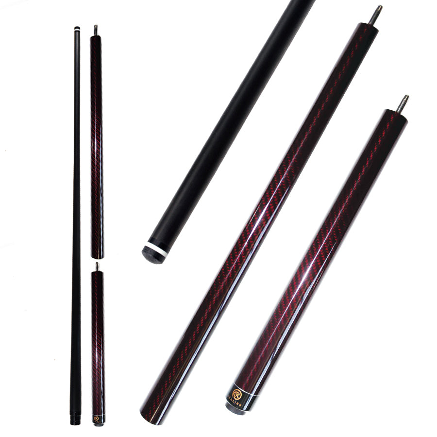 Carbon Fiber Break Jump Cue - 12.9mm Uniloc 3K Twill Surface