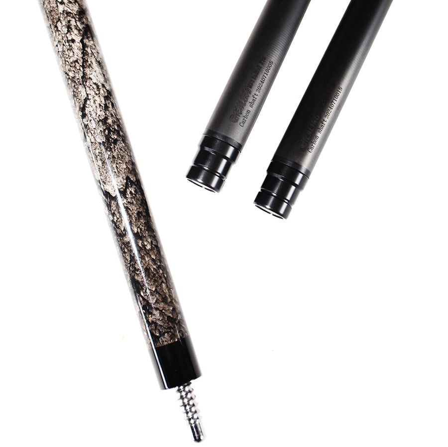 Carbon Fiber Carom Cue - 12mm Radial and Juma Ferrule