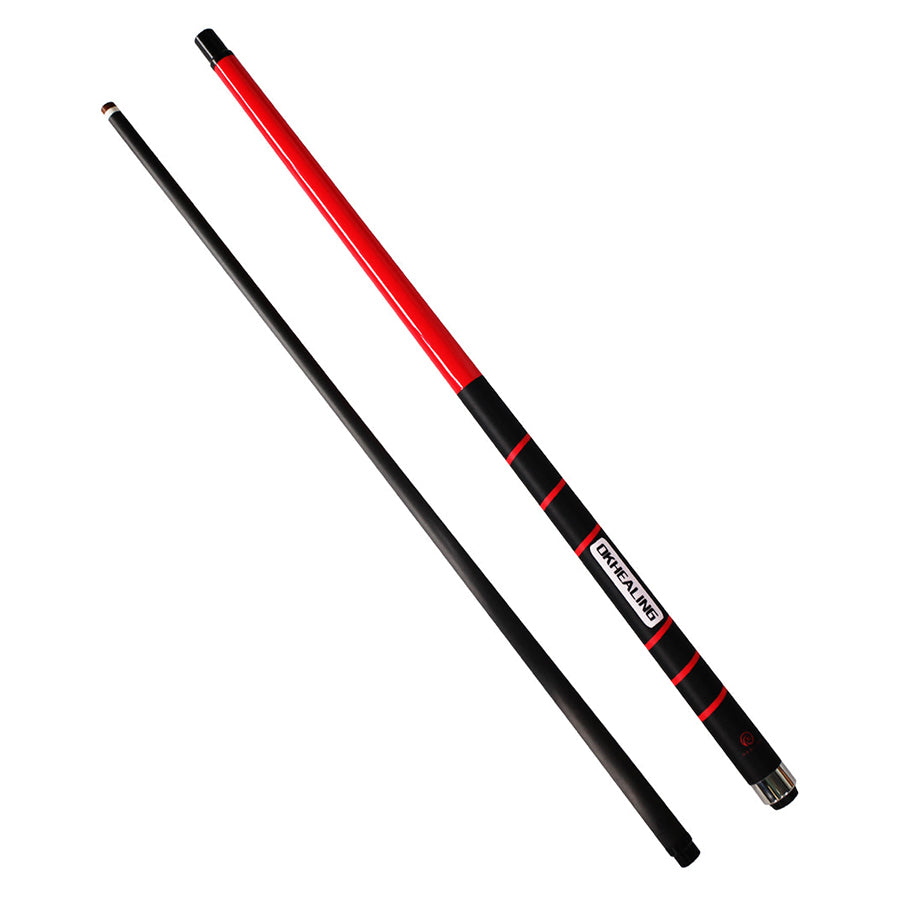 Carbon Fiber Break Cue with Non-slip Wrap - 12.9mm Uniloc and Juma Ferrule