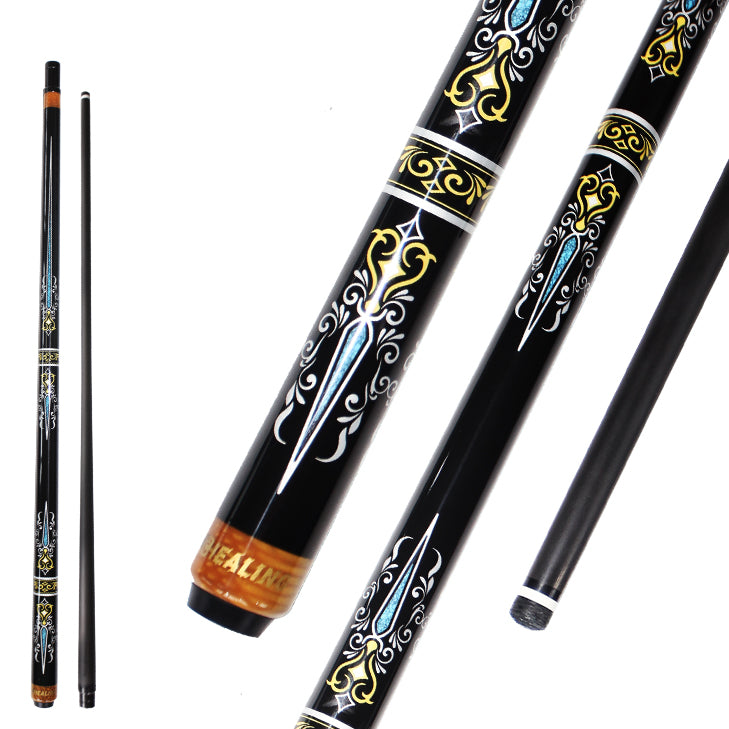 Carbon Fiber Pool Cue - 12.4mm Radial