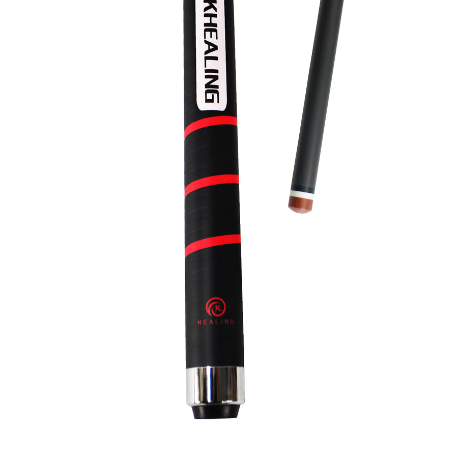 Carbon Fiber Break Cue with Nonslip Wrap - 12.9mm Uniloc and Juma Ferrule
