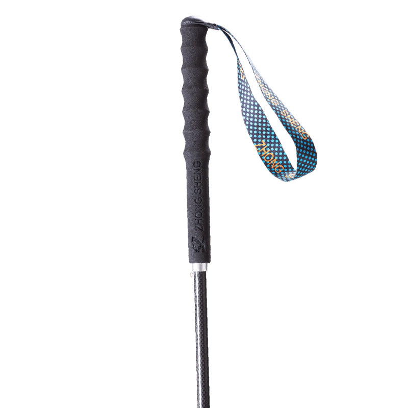 Carbon Trekking Poles Black - Folding and Ultralight