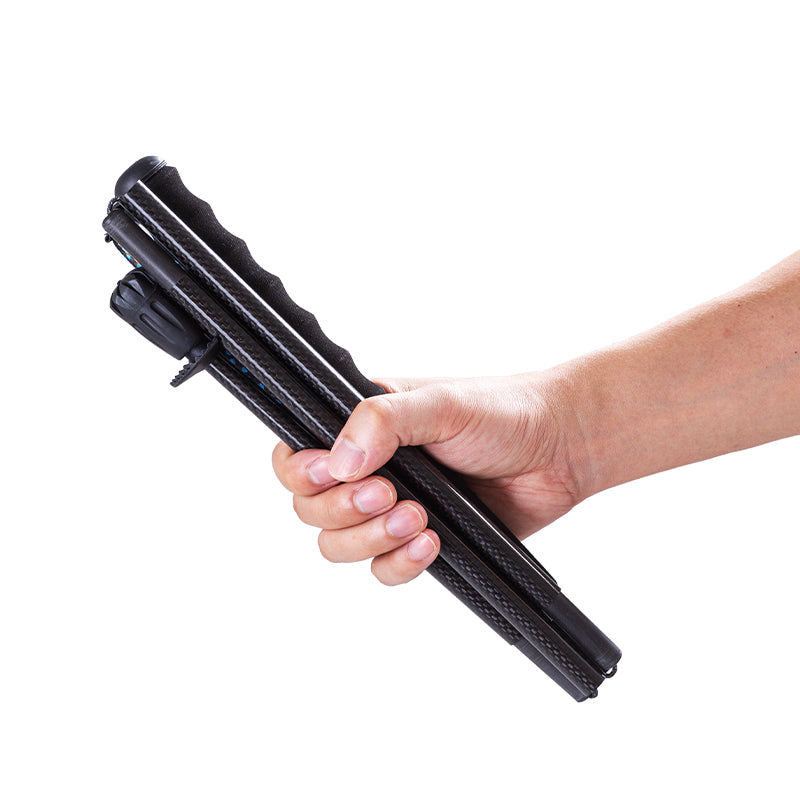 Carbon Trekking Poles Black - Folding and Ultralight