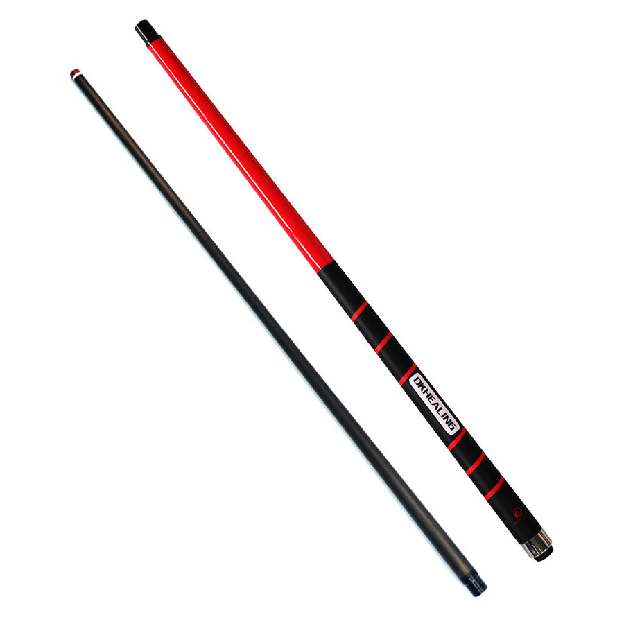 Carbon Fiber Break Cue with Nonslip Wrap - 12.9mm Uniloc and Juma Ferrule
