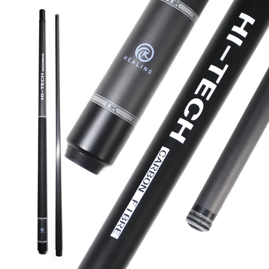 Billardqueue aus Kohlefaser – 12,4 mm Radialdurchmesser und rutschfeste Grifffläche