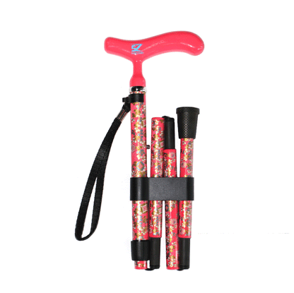 Folding Carbon Fiber Walking Cane - Adjustable and Ultralight