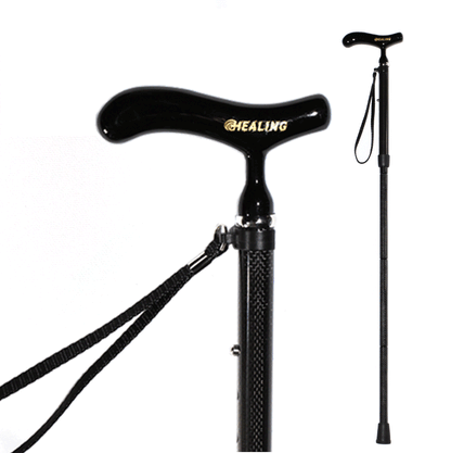 Folding Carbon Fiber Walking Cane - Adjustable and Ultralight