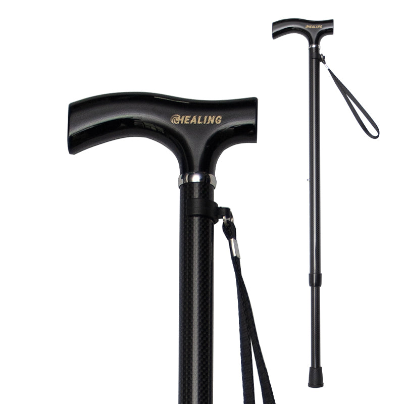 Adjustable Carbon Fiber Walking Cane - Ultralight