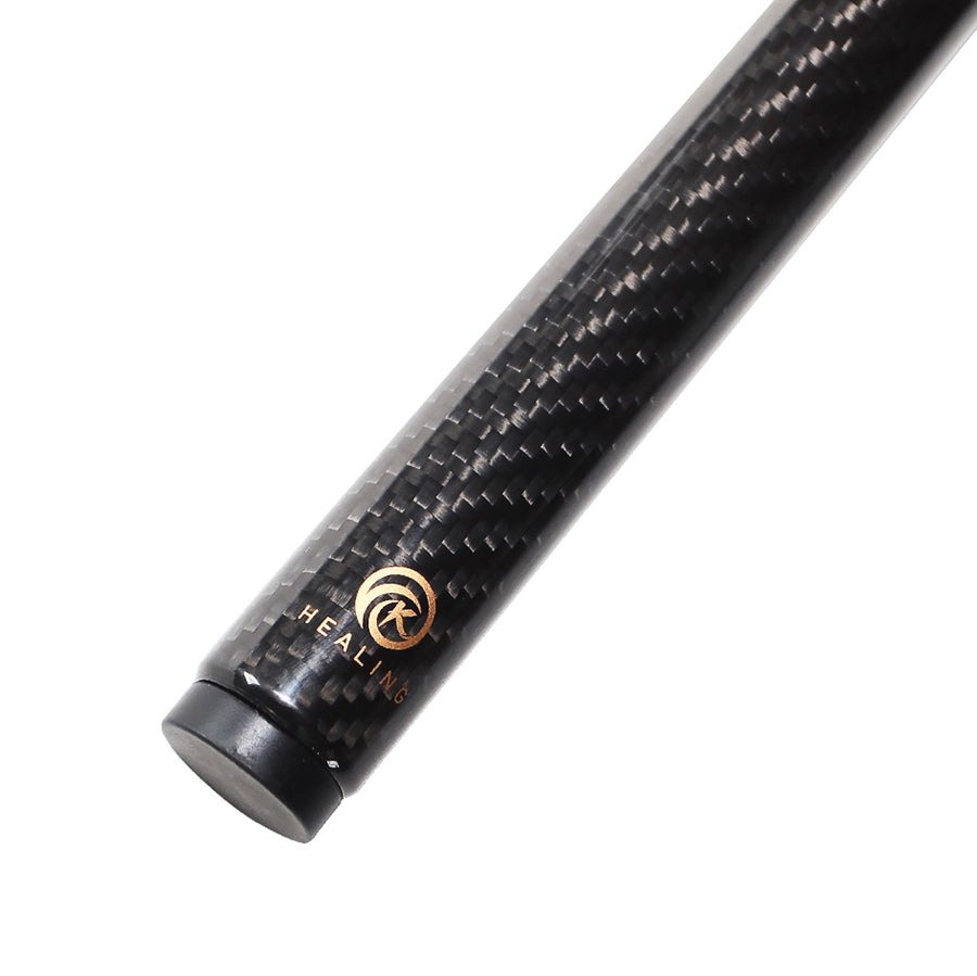 OKHEALING Carbon Jump Cue - Uniloc Joint 13.8mm Tip and Black 3K Twill Surface