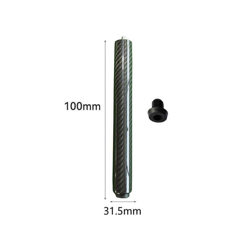Black Carbon Fiber 3K Twill Cue Butt Extension