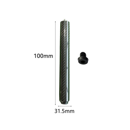 Black Carbon Fiber 3K Twill Cue Butt Extension