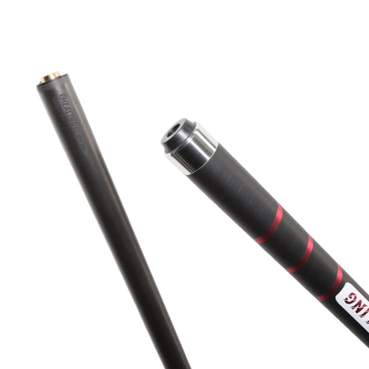 Break-Queue aus Kohlefaser mit rutschfestem Griffband, Uniloc-System (12,9 mm) und Juma-Ferrule