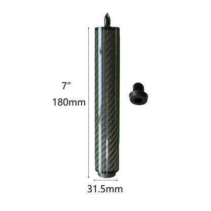 Carbon Fiber 3K Twill Bullet Pin Extension to Connect Butt