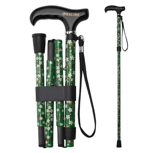 Faltbarer Gehstock aus Kohlefaser – verstellbar und ultraleicht