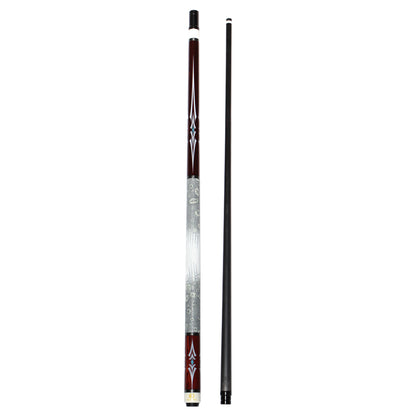 Pool Cue with Carbon Shaft Wood Butt - 11.8mm Radial