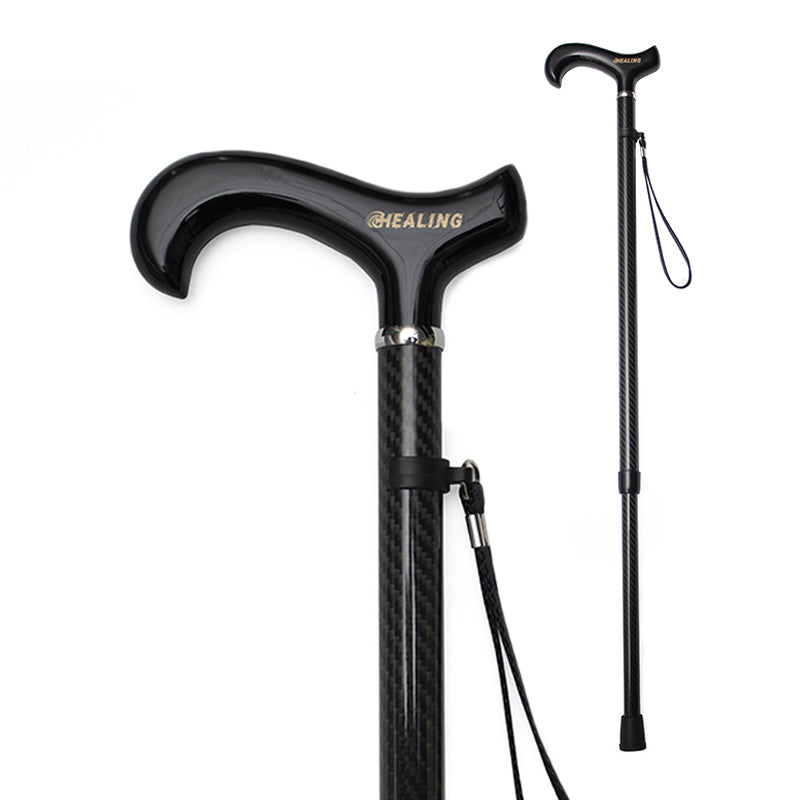 Adjustable Carbon Fiber Walking Cane - Ultralight