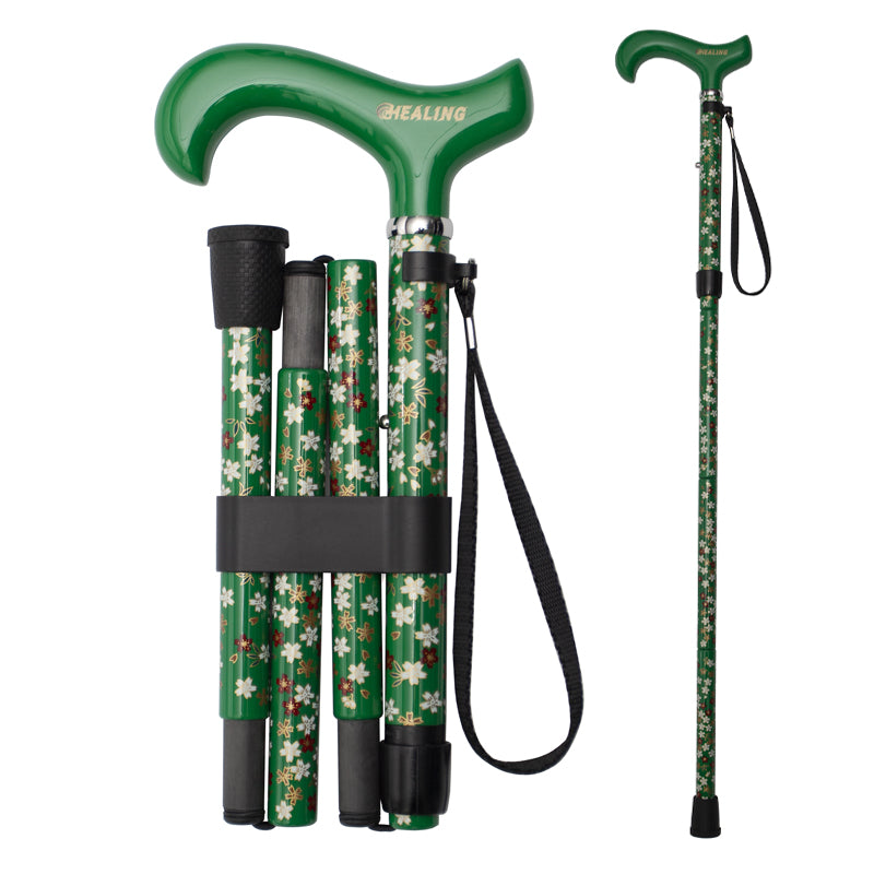 Folding Carbon Fiber Walking Cane - Adjustable and Ultralight