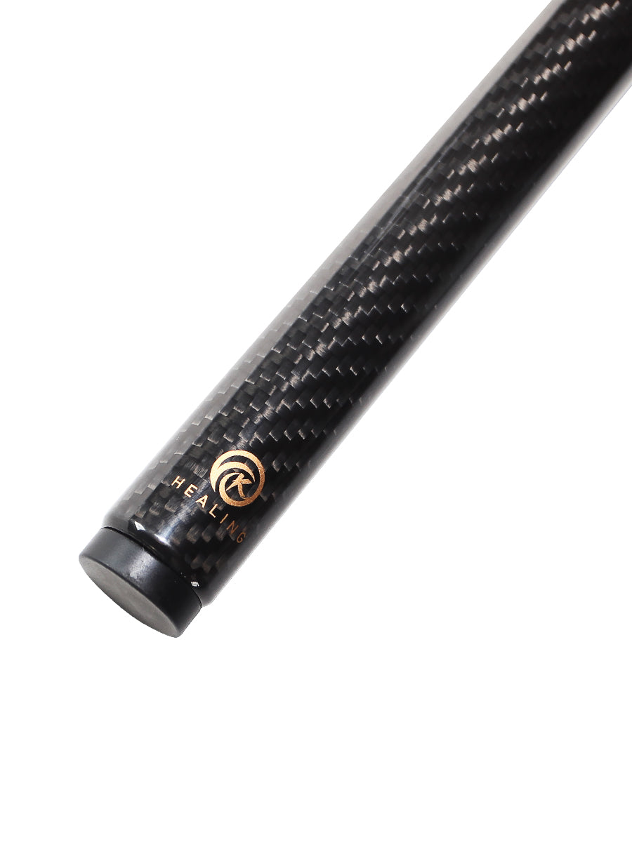 OKHEALING 3-piece Carbon Jump Cue with 3K Twill Surface and 12.9mm Bakelite Tip