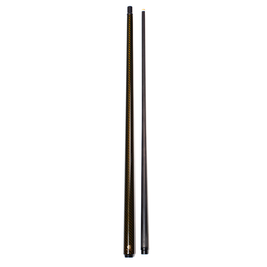 Carbon Fiber Pool Cue Uniloc Style - 12.4mm with 3K Twill Surface