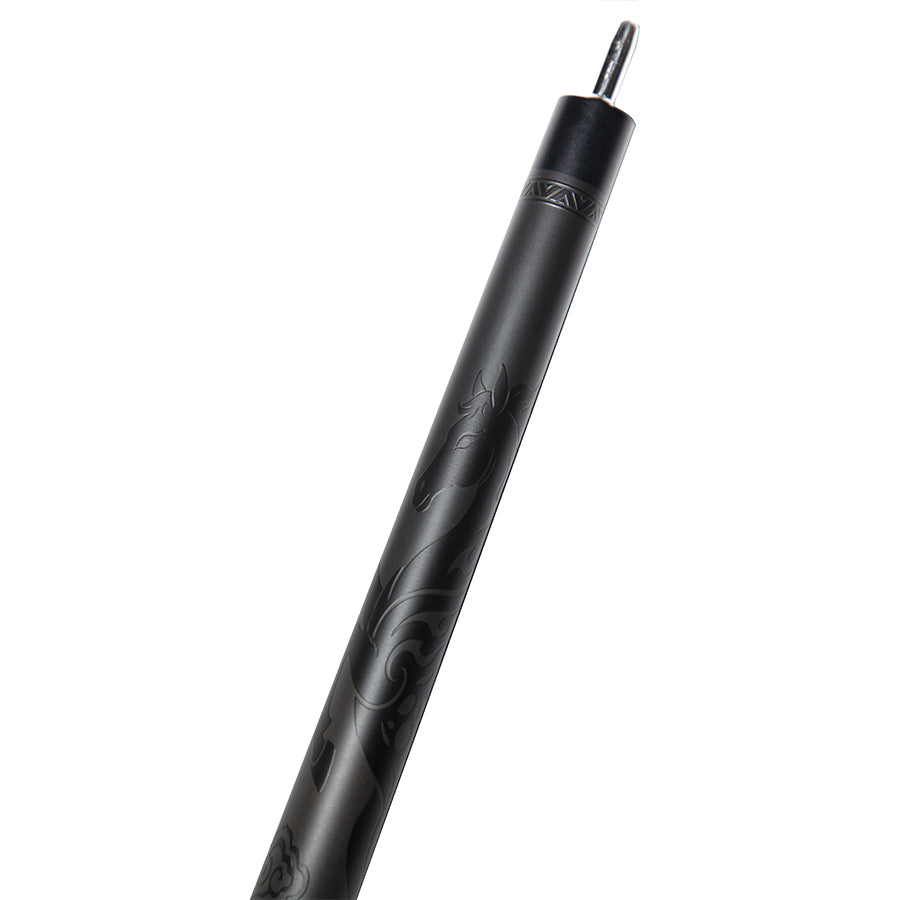 Black Carbon Fiber Break Cue Uniloc Style - 13mm