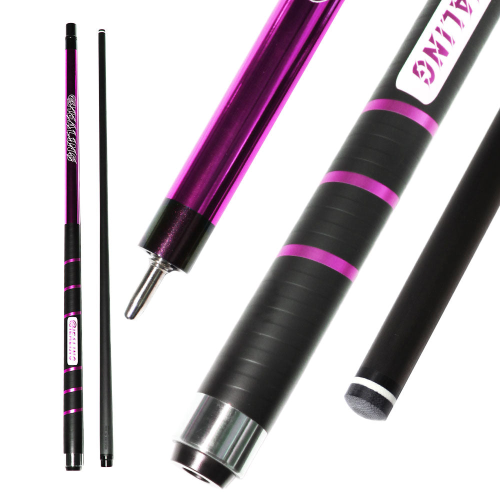 Break-Queue aus Kohlefaser mit rutschfestem Griffband, Uniloc-System (12,9 mm) und Juma-Ferrule