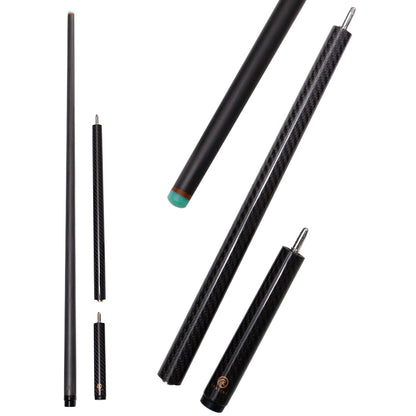 Jump-Queue aus Kohlefaser – 13,8 mm Uniloc- und 3K-Twill-Oberfläche