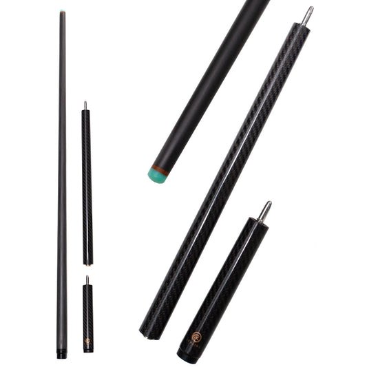 Carbon Fiber Jump Cue Uniloc Style - 13.8mm with 3K Twill Surface