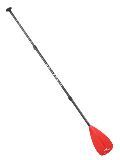 OKHEALING 3-Piece Fiberglass SUP Paddle with 3K Surface