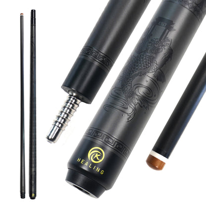 Black Carbon Fiber Break Cue Radial - 12.9mm