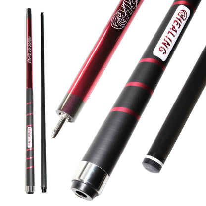 Break-Queue aus Kohlefaser mit rutschfestem Griffband, Uniloc-System (12,9 mm) und Juma-Ferrule