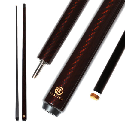 Carbon Fiber Pool Cue Uniloc Style - 12.4mm with 3K Twill Surface