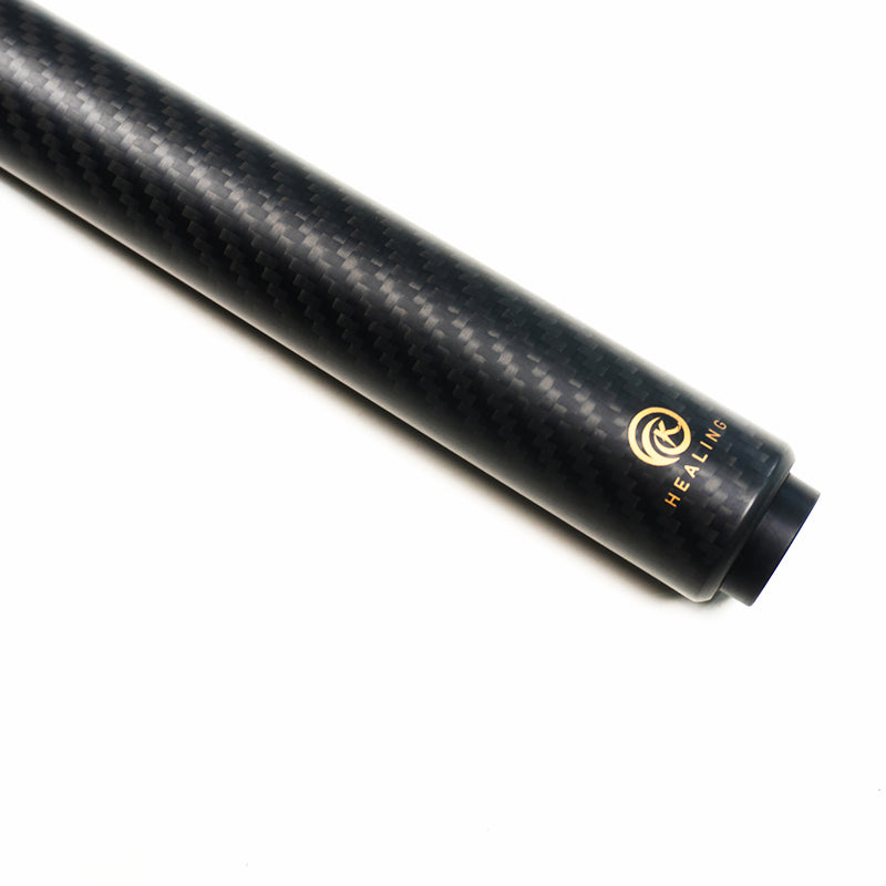 Carbon Fiber Break Jump Cue - Uniloc 12.9mm and Black 3K Twill Matte Finish