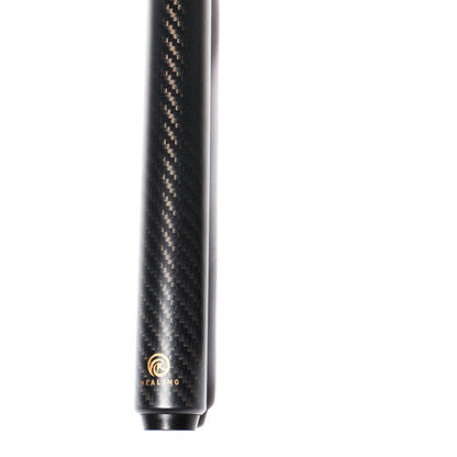 Carbon Fiber Uniloc Cue Butt - Black 3K Twill Surface