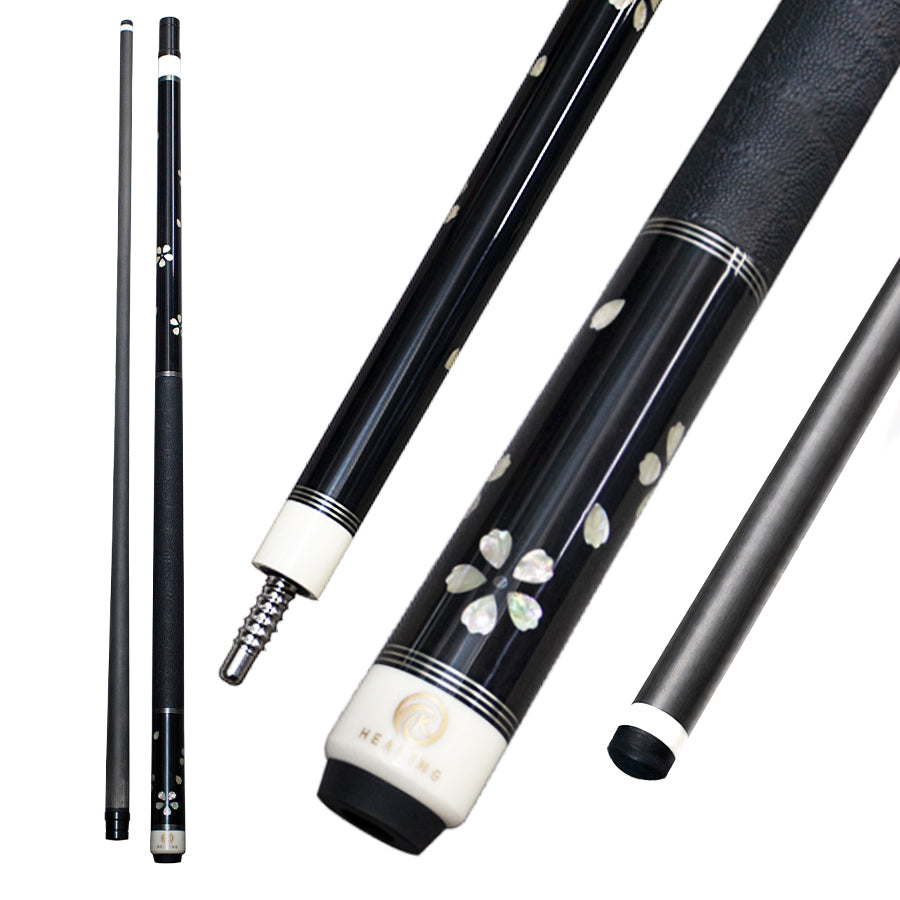 Hybrid Carbon Fiber Pool Cue Radial - 12.5mm LD XTC Ferrule