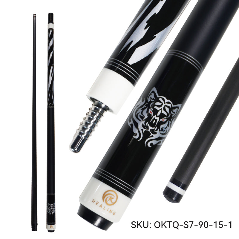 Custom Carbon Fiber Pool Cue – Any Butt Design from Our Site