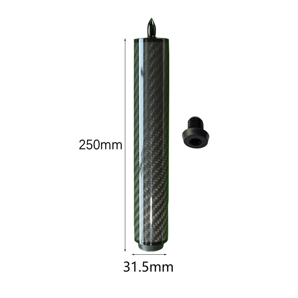 Carbon Fiber 3K Twill Bullet Pin Extension to Connect Butt