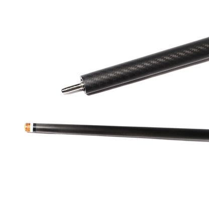 Billardqueue aus Kohlefaser – 10 mm Uniloc und schwarze 3K-Twill-Mattoberfläche 