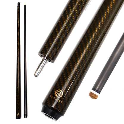 Carbon Fiber Pool Cue Uniloc Style - 12.4mm with 3K Twill Surface