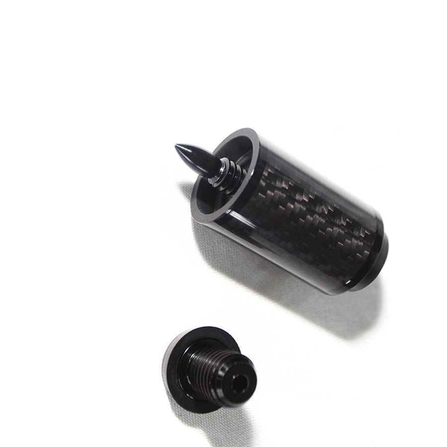 Carbon Fiber 3K Twill Bullet Pin Extension to Connect Butt