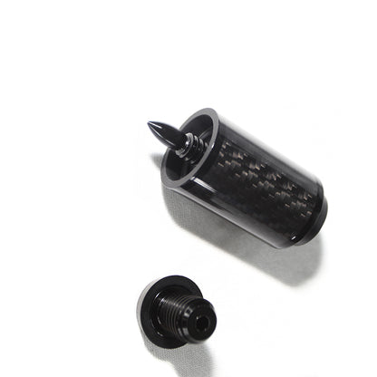 Carbon Fiber 3K Twill Bullet Pin Extension to Connect Butt