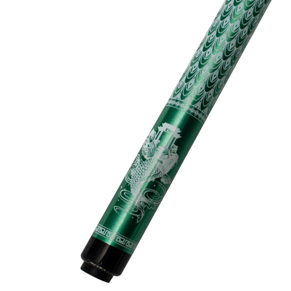 Schwarzer Billardqueue aus Kohlefaser, radial, 12,5 mm, mit XTC-Ferrule
