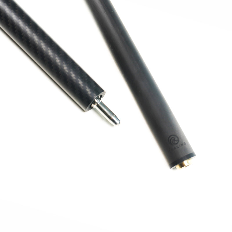 Carbon Fiber Break Jump Cue - Uniloc 12.9mm and Black 3K Twill Matte Finish